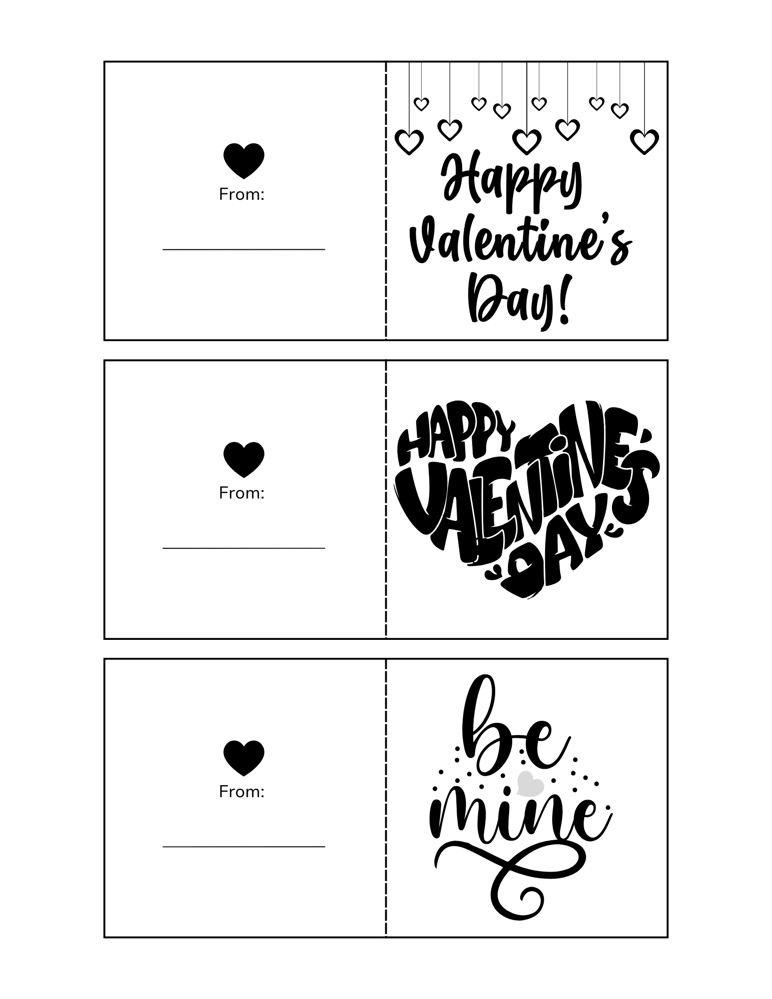 Free Printable Valentines Cards Pdf
