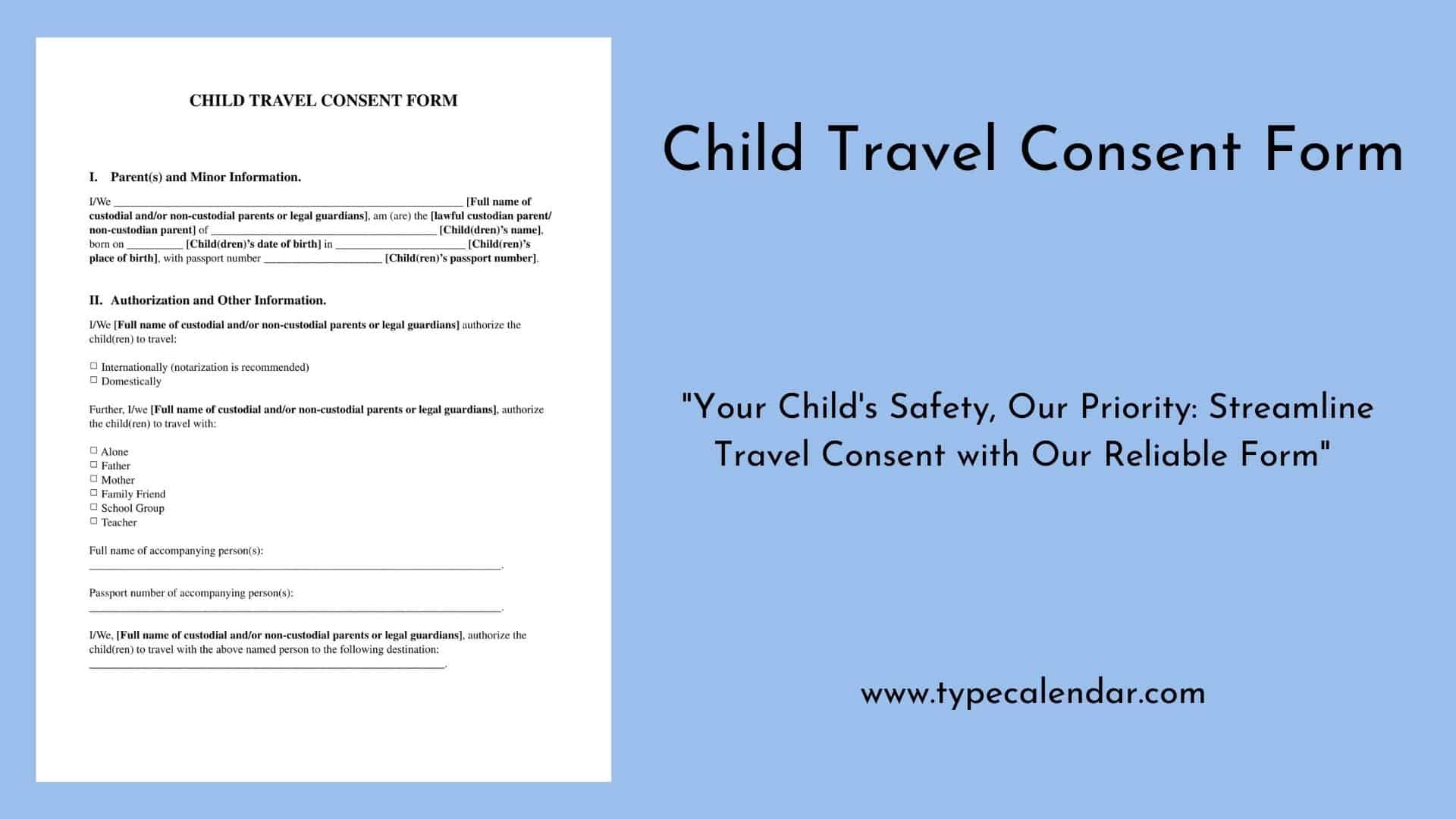 Free Printable Application For Passport Child