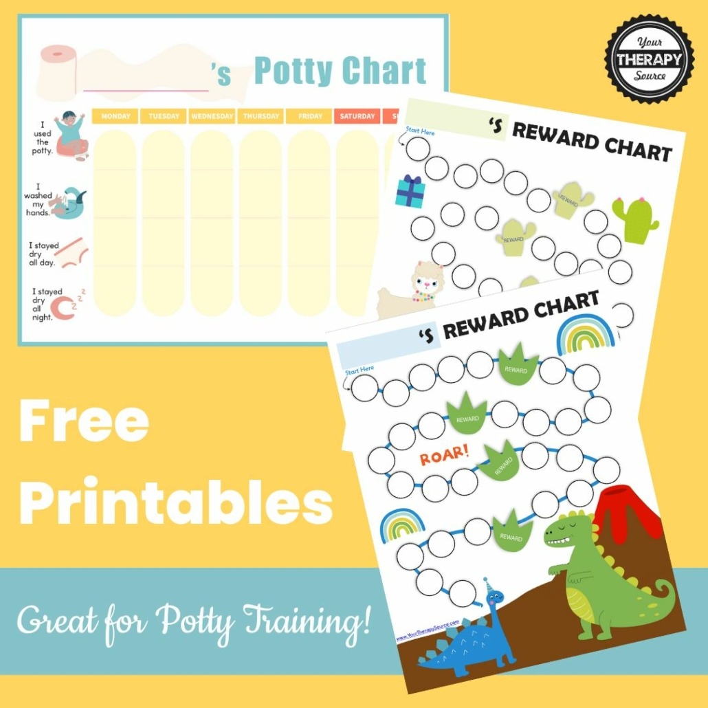 free printable potty training chart your therapy source