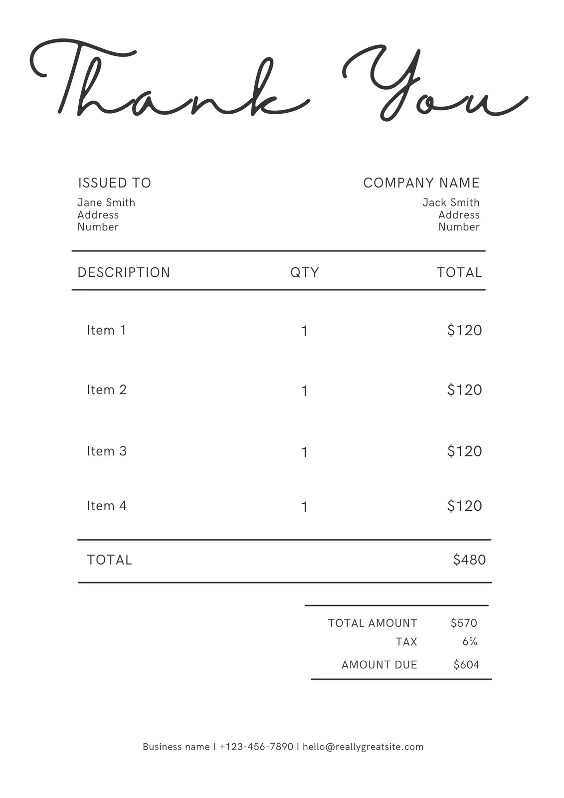 Free Editable Invoice Templates Printable