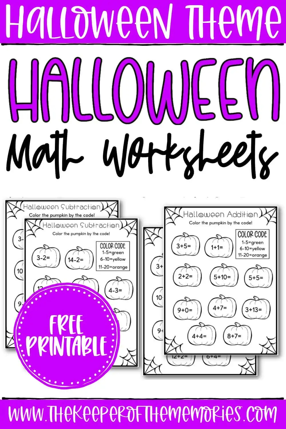 Free Printable Math Sheet