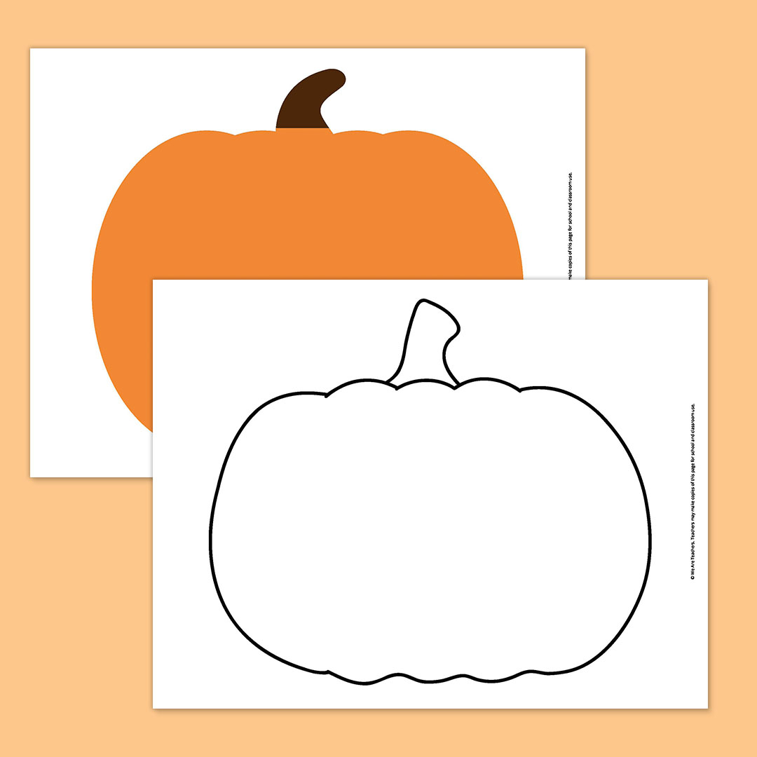 free printable pumpkin template bundle for fall