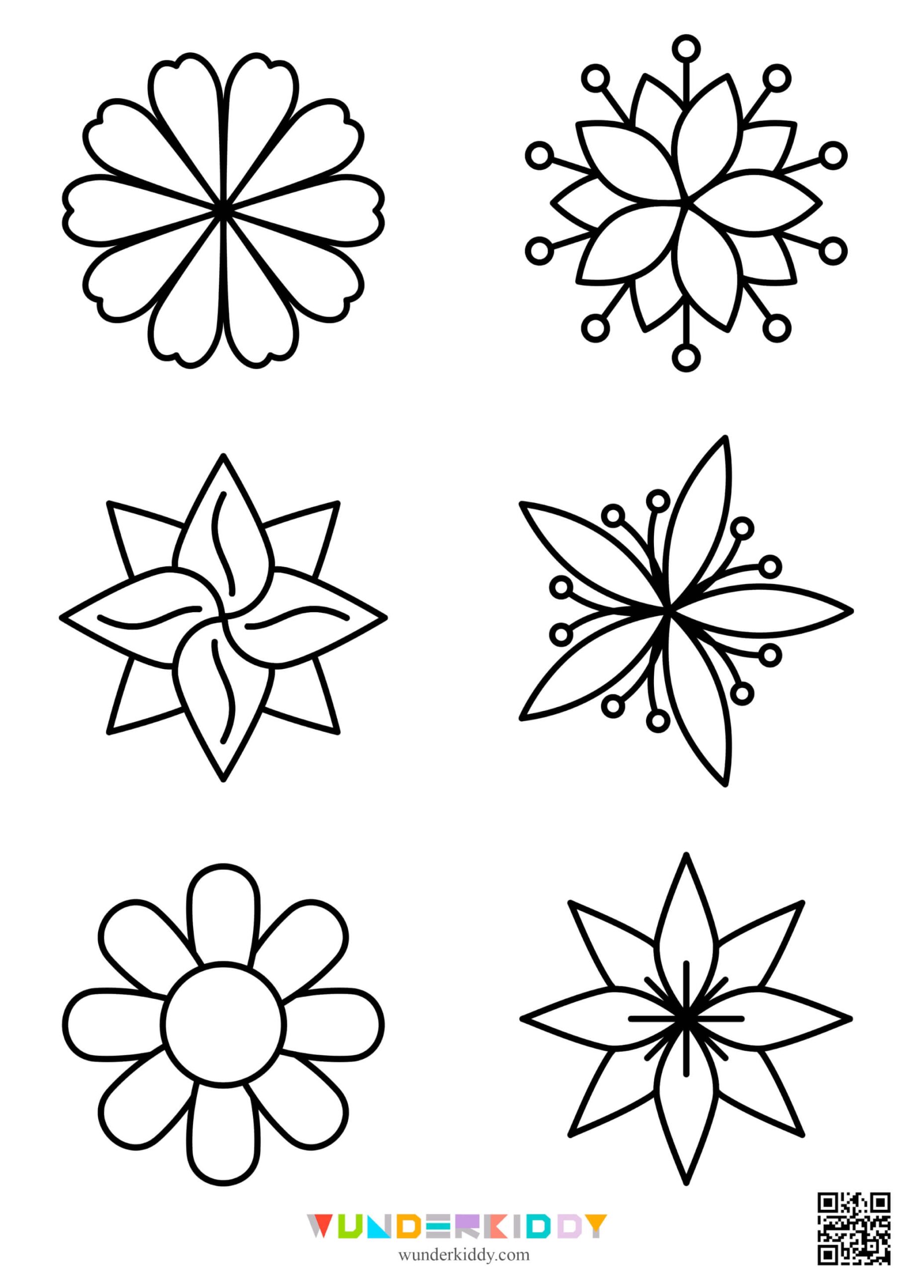 Free Printable Flower Template Pattern