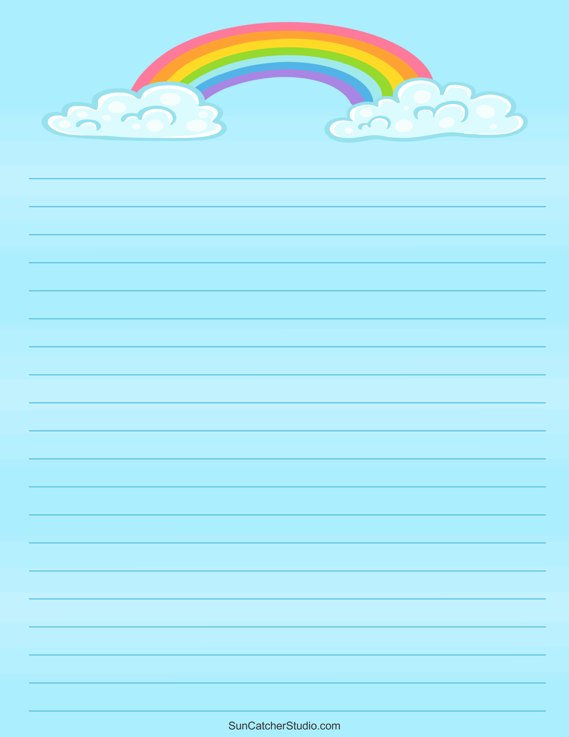 Free Printable Lined Paper Template