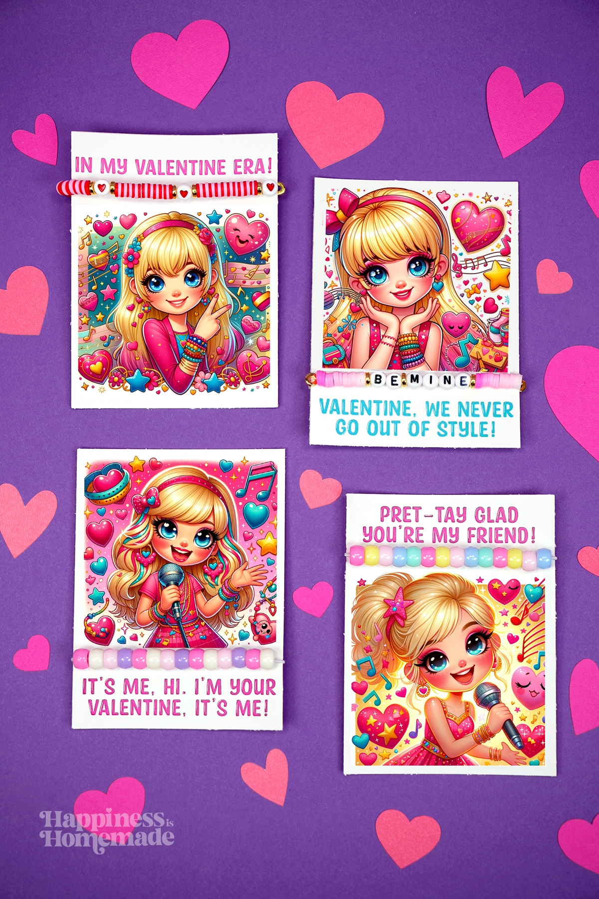 Free Printable Taylor Swift Valentine s Day Cards Happiness Is Homemade