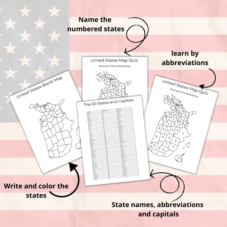 Free Printable United States Map For Kids