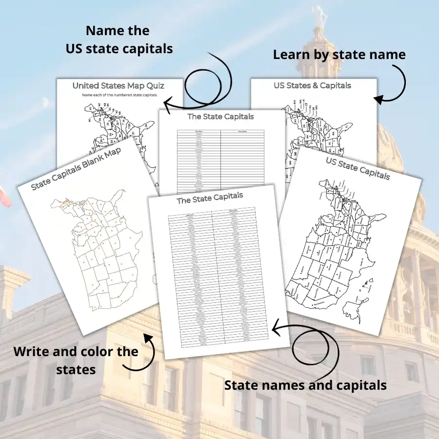 Free Printable Us Map With State Names