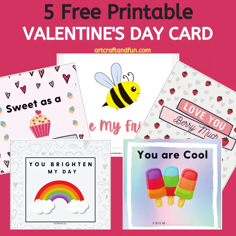 Free Printable Valentine's Day Cards For Kids