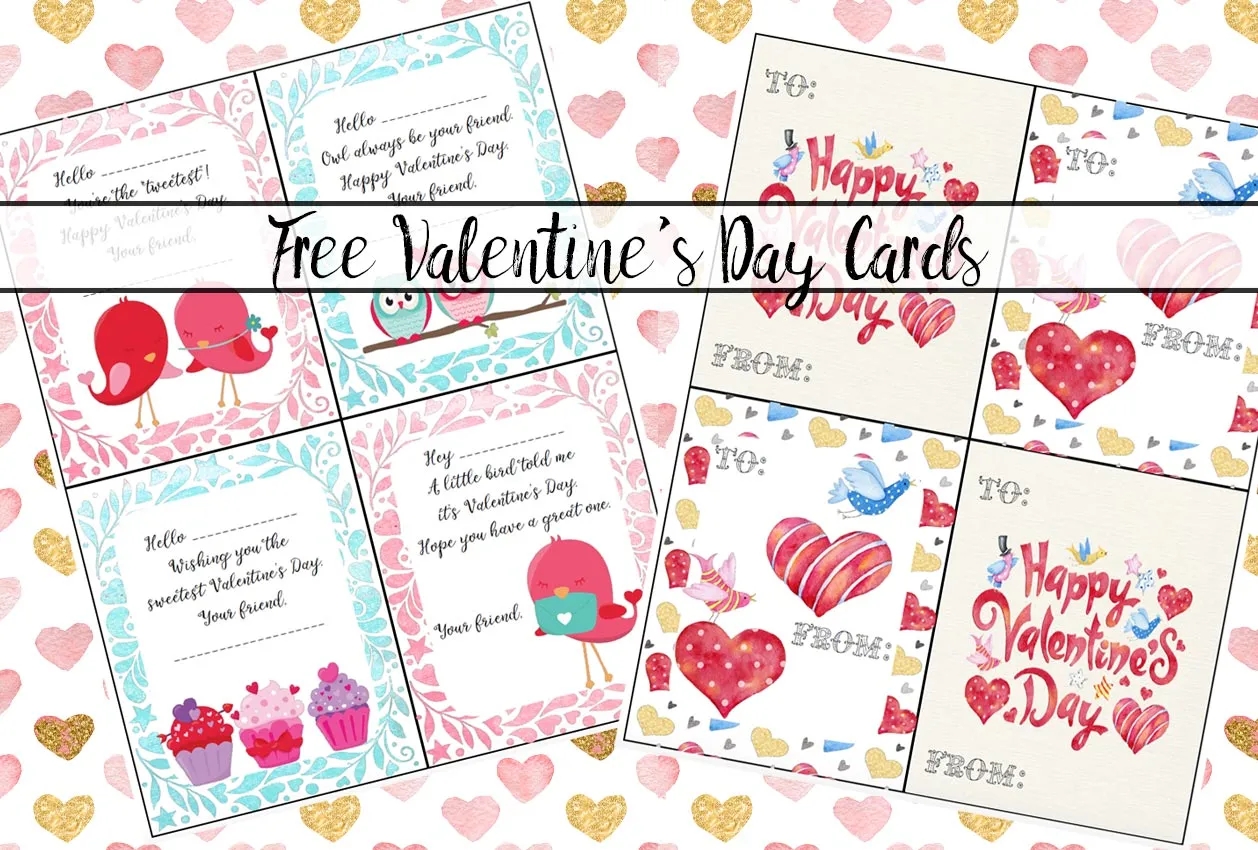 Free Printable Valentine s Day Cards