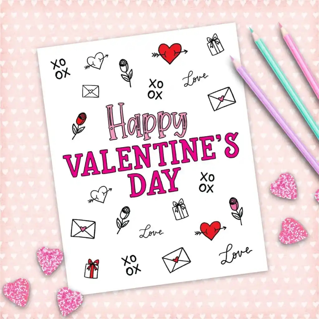 Free Printable Valentine's Day Cards Pdf