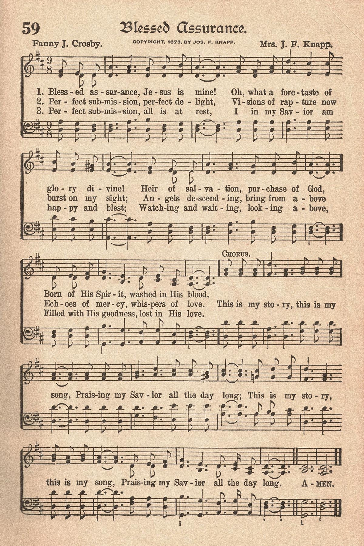 free printable vintage hymns sheet music rose clearfield