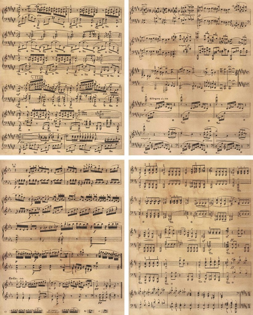 Free Printable Vintage Sheet Music With Digital Collage Sheets Rose Clearfield