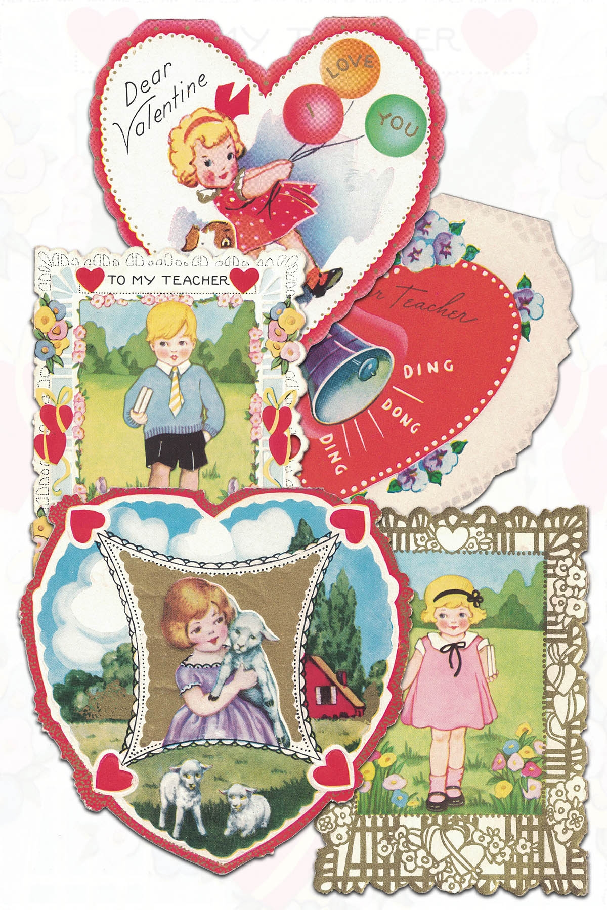 Free Printable Vintage Valentine s Day Cards Rose Clearfield