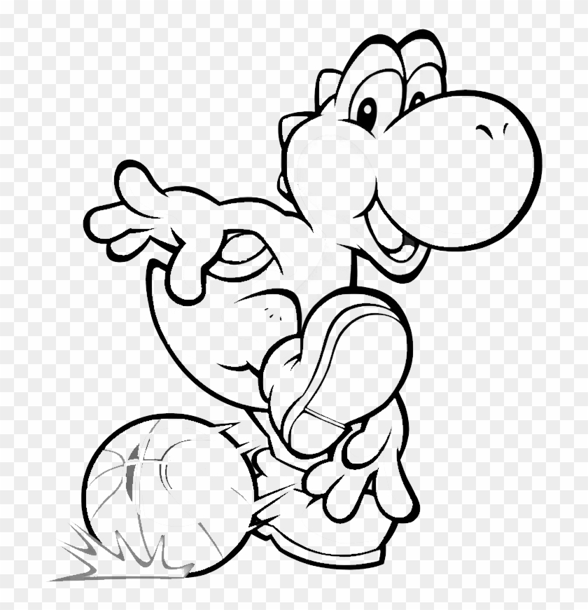 Free Printable Yoshi Coloring Pages For Kids Basketball Coloring Pages Free Transparent PNG Clipart Images Download