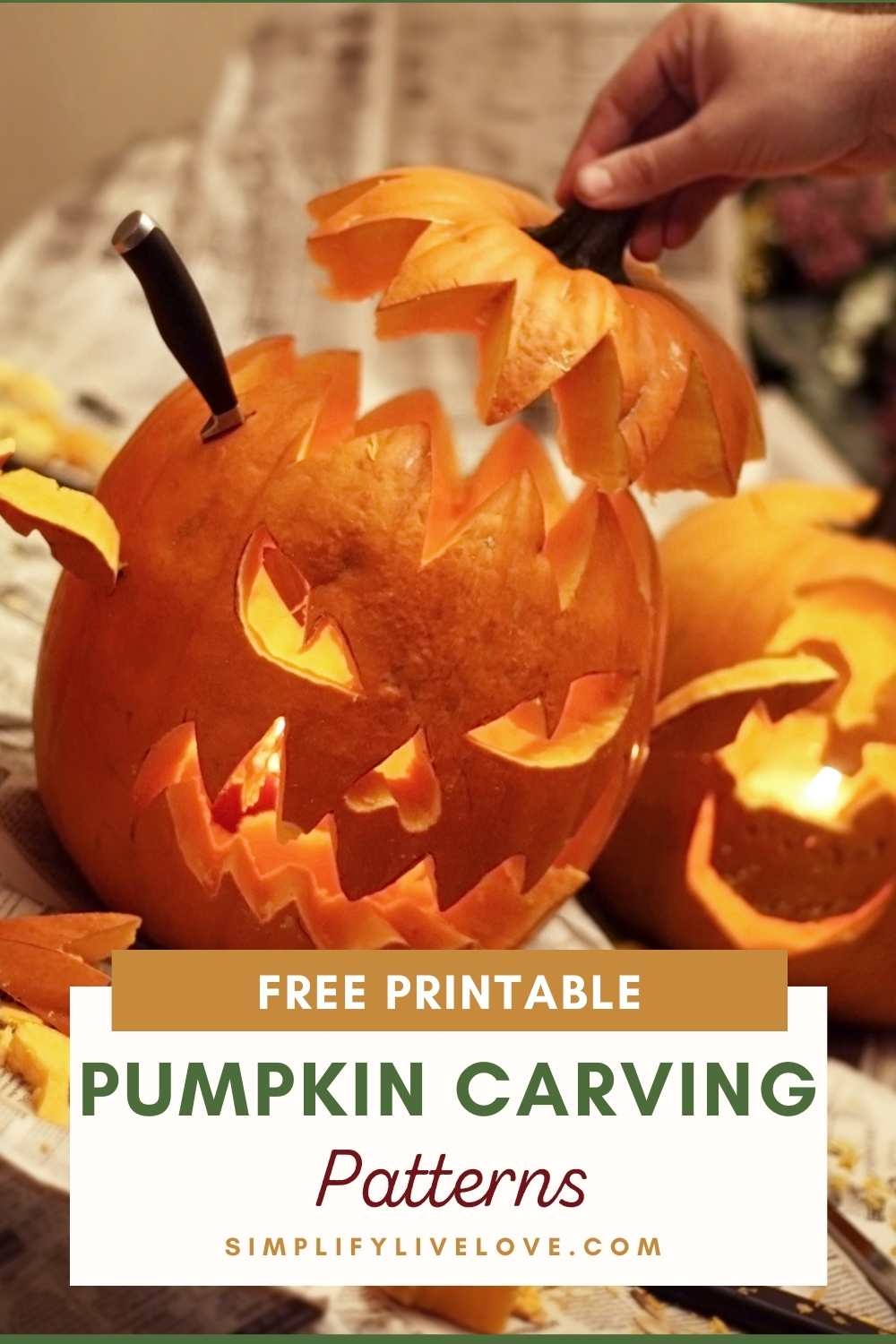 Free Pumpkin Carving Patterns Hotel Transylvania Stencils Simplify Live Love