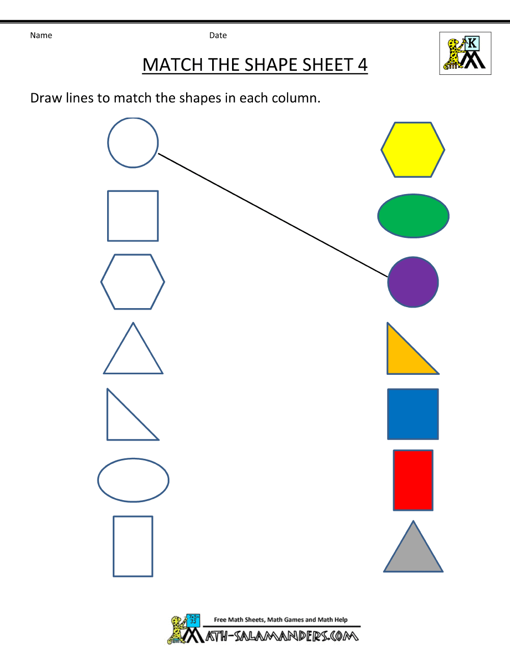 Free Printables For Preschool Shapes