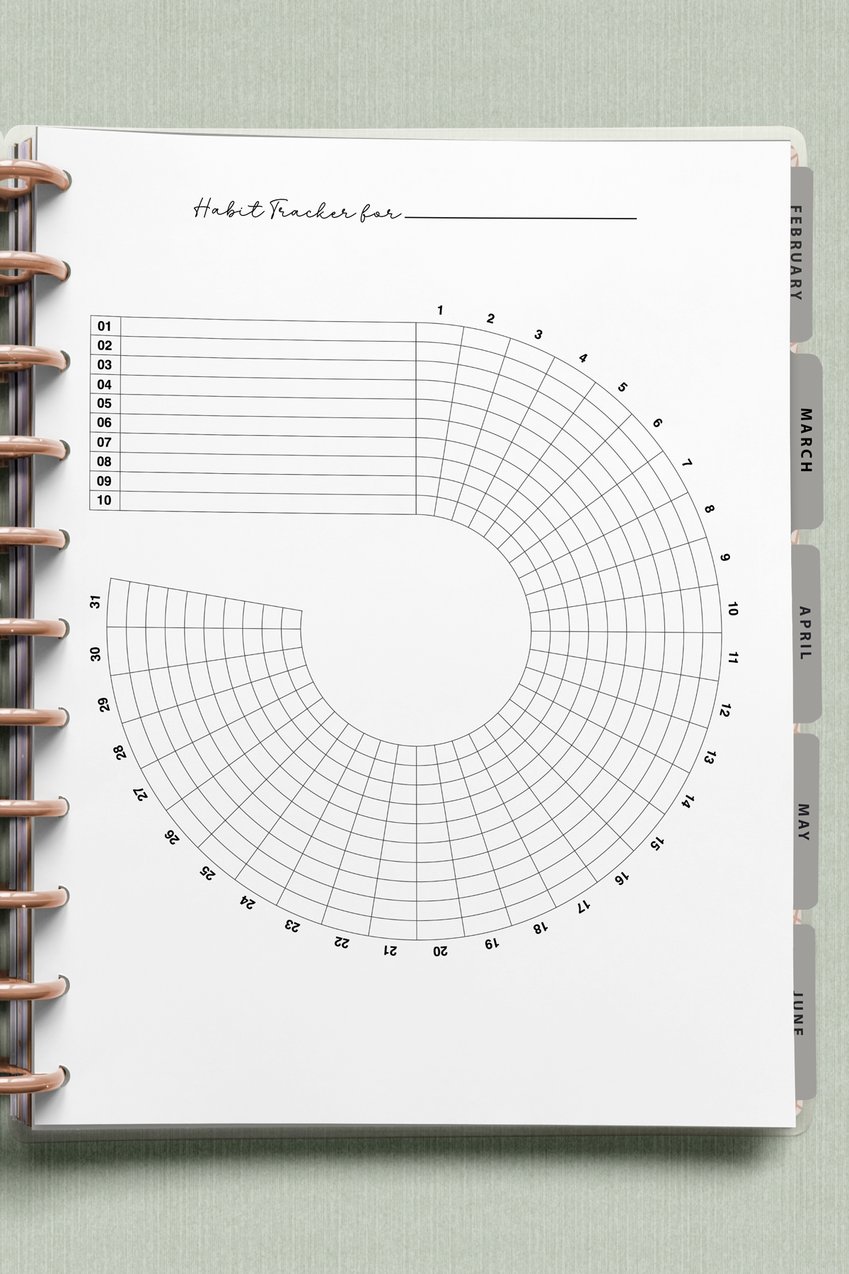 Free Printable Habit Tracker 2024