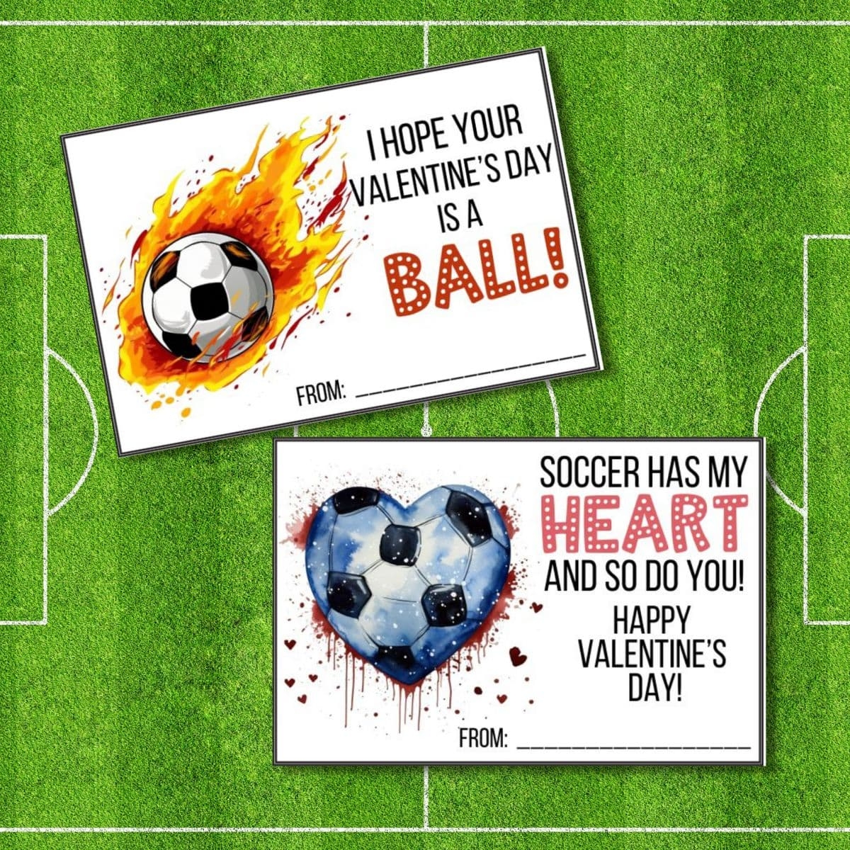 Free Printable Sports Valentines Day Cards