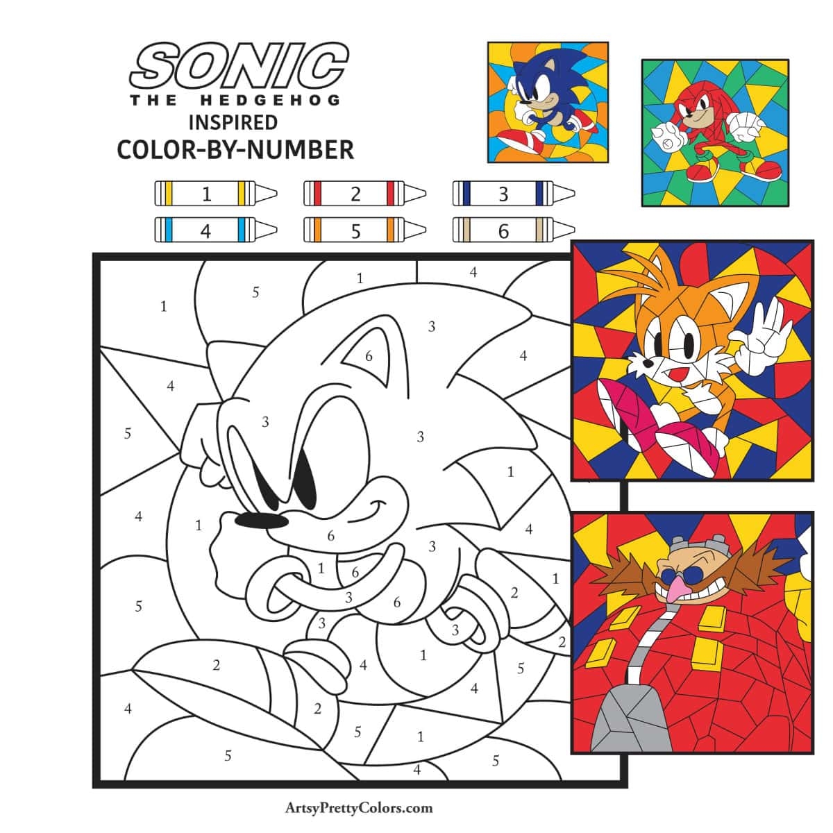 Free Paint By Number Online Printable