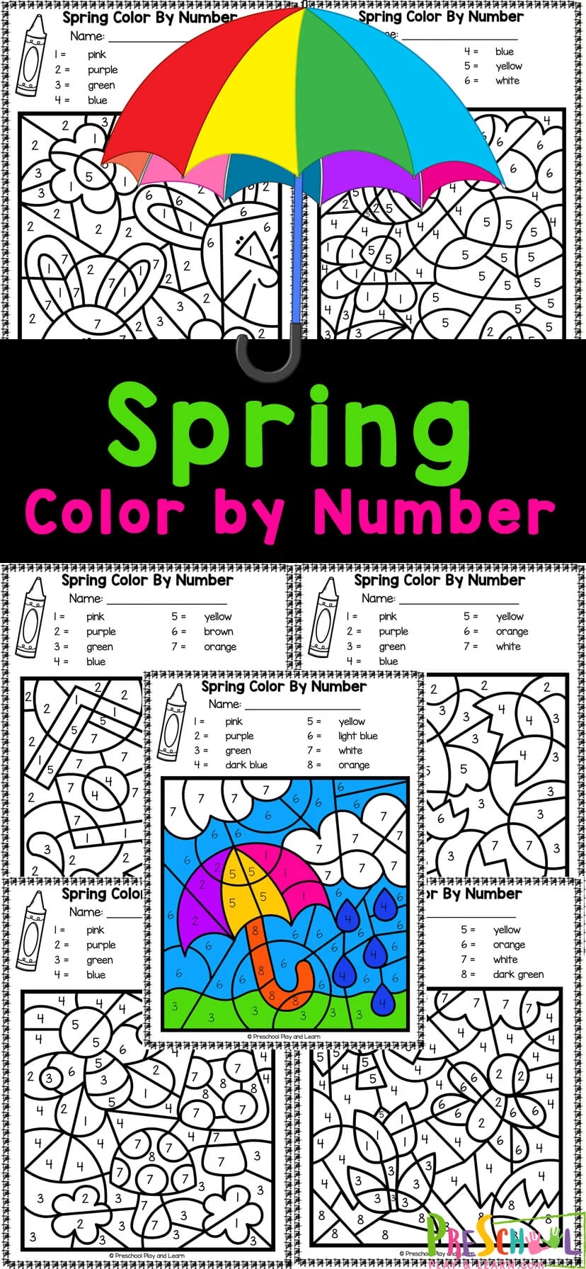 Free Number Printables For Preschoolers
