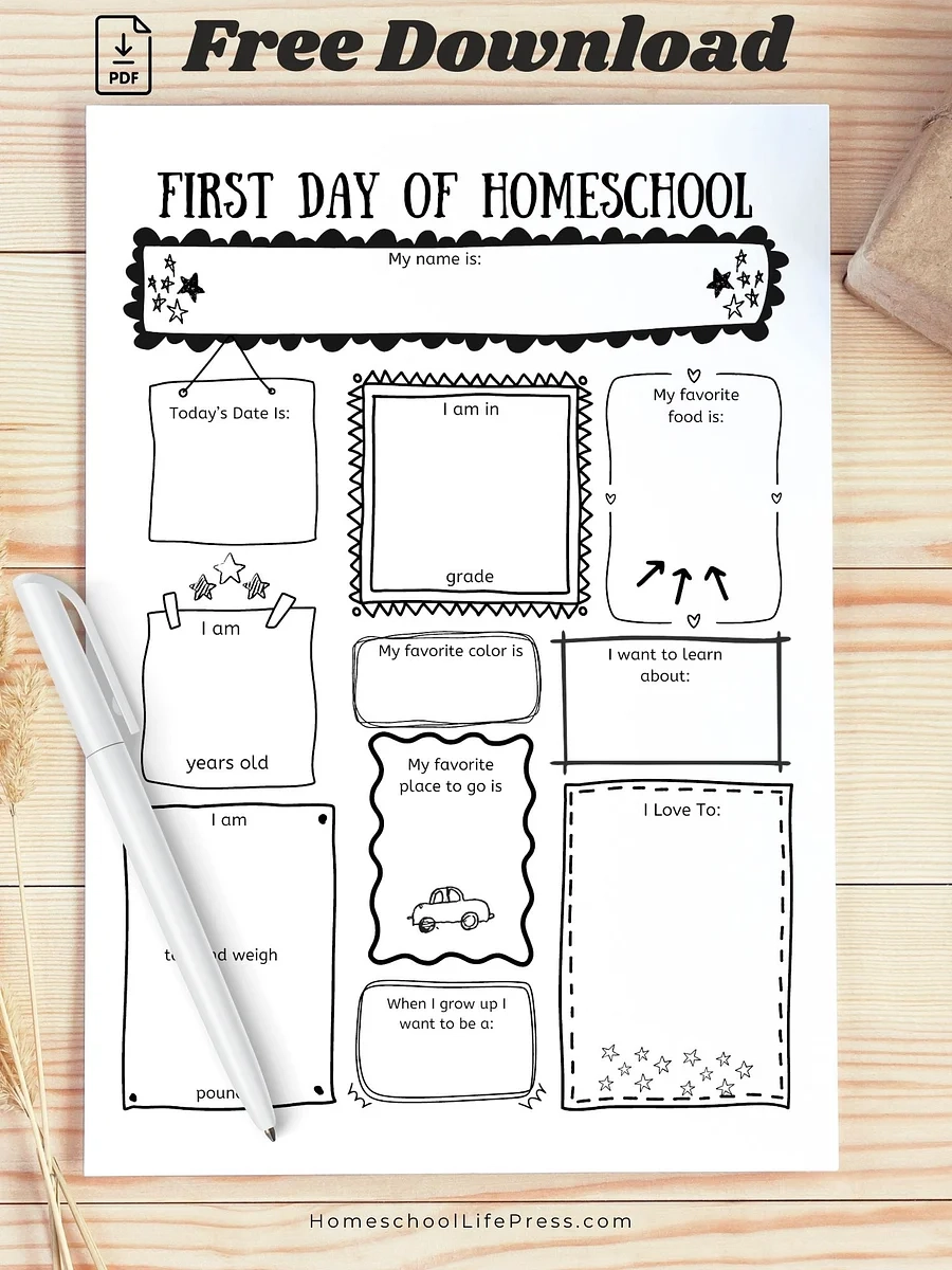 Free Spring Garden Pack Printable HomeschoolLife Press