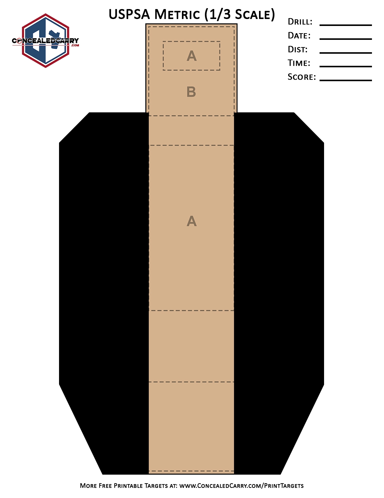 Free Printable Targets 8 5 X 11