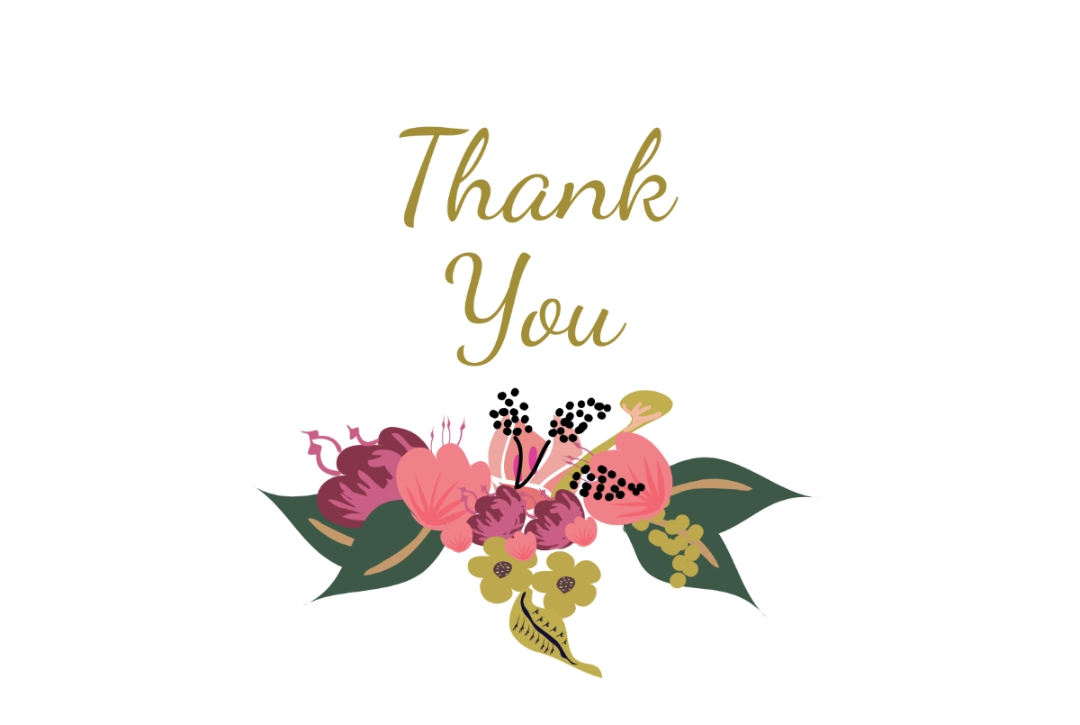 Free Thank You Card Templates Editable And Printable