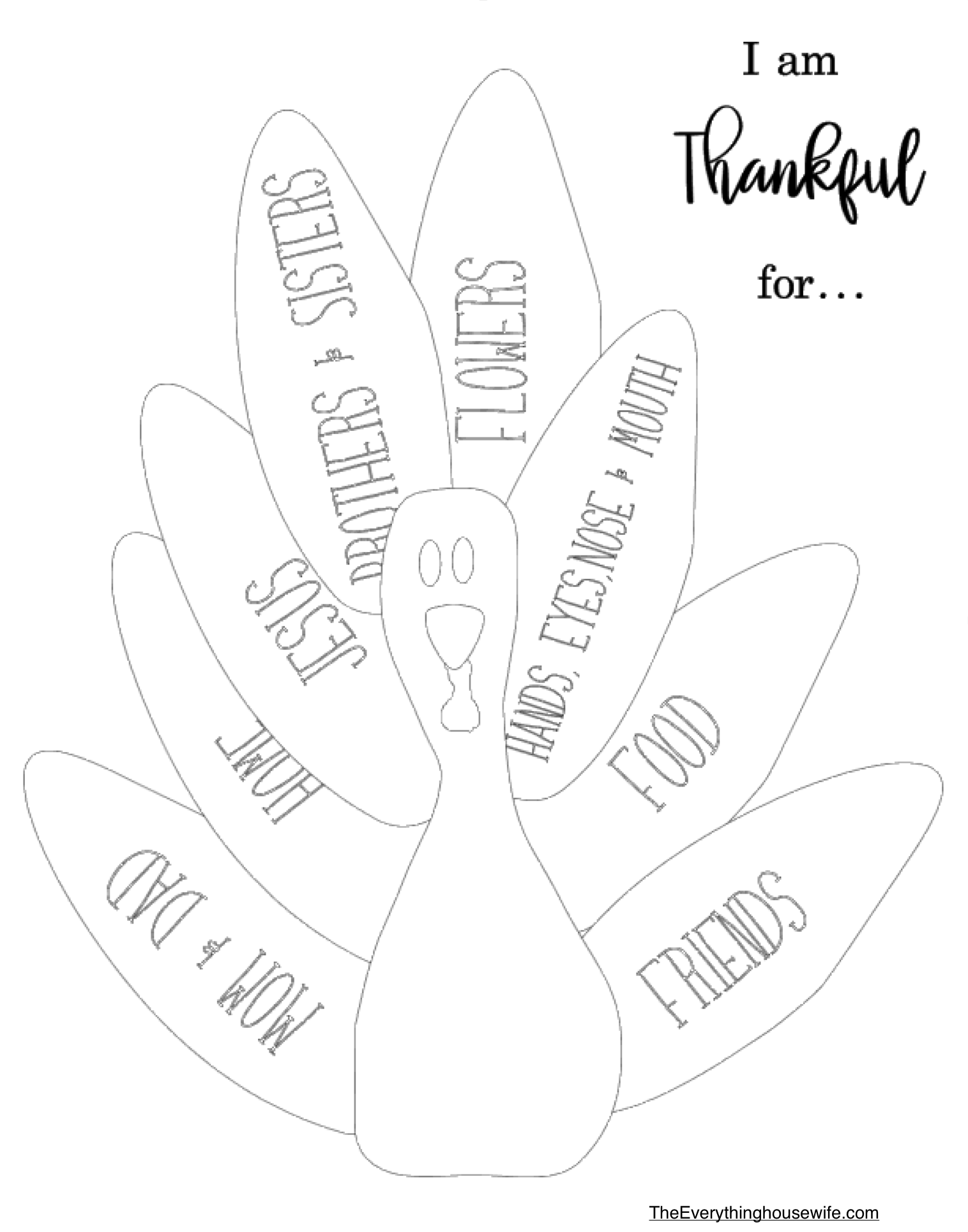 Free Thankful Turkey Thanksgiving Sunday Lesson And Activity The Everything Housewife