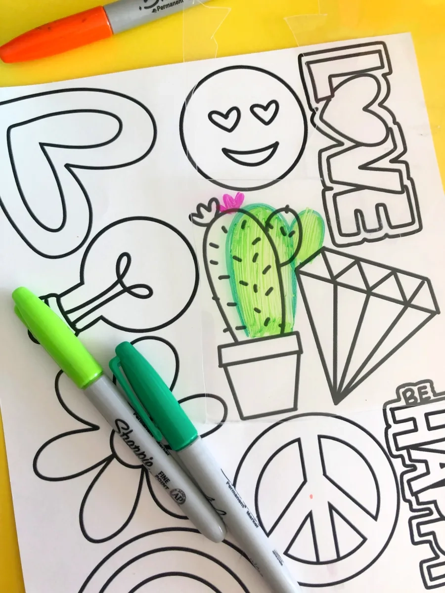 Free Tracing Clipart A Girl And A Glue Gun