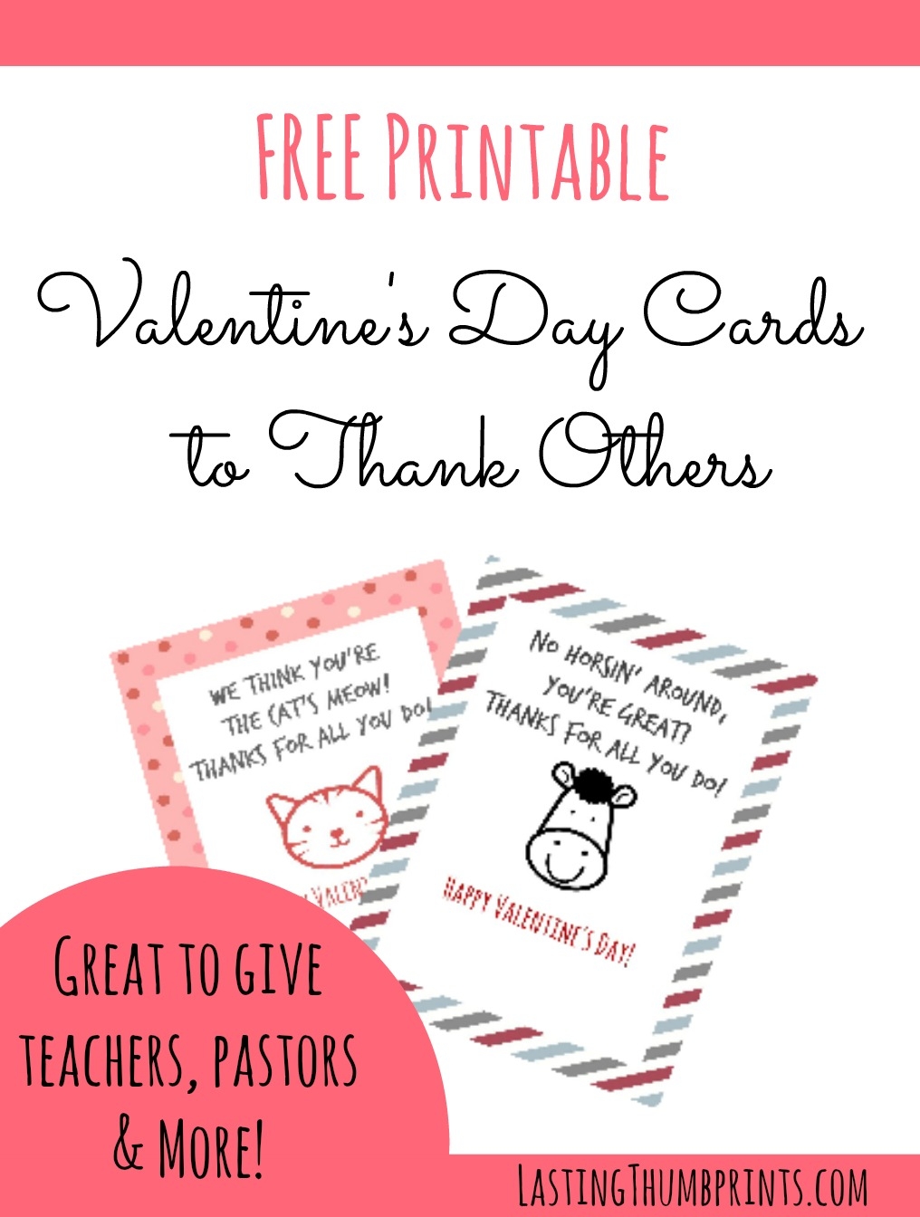 Free Valentine s Day Cards To Thank Others