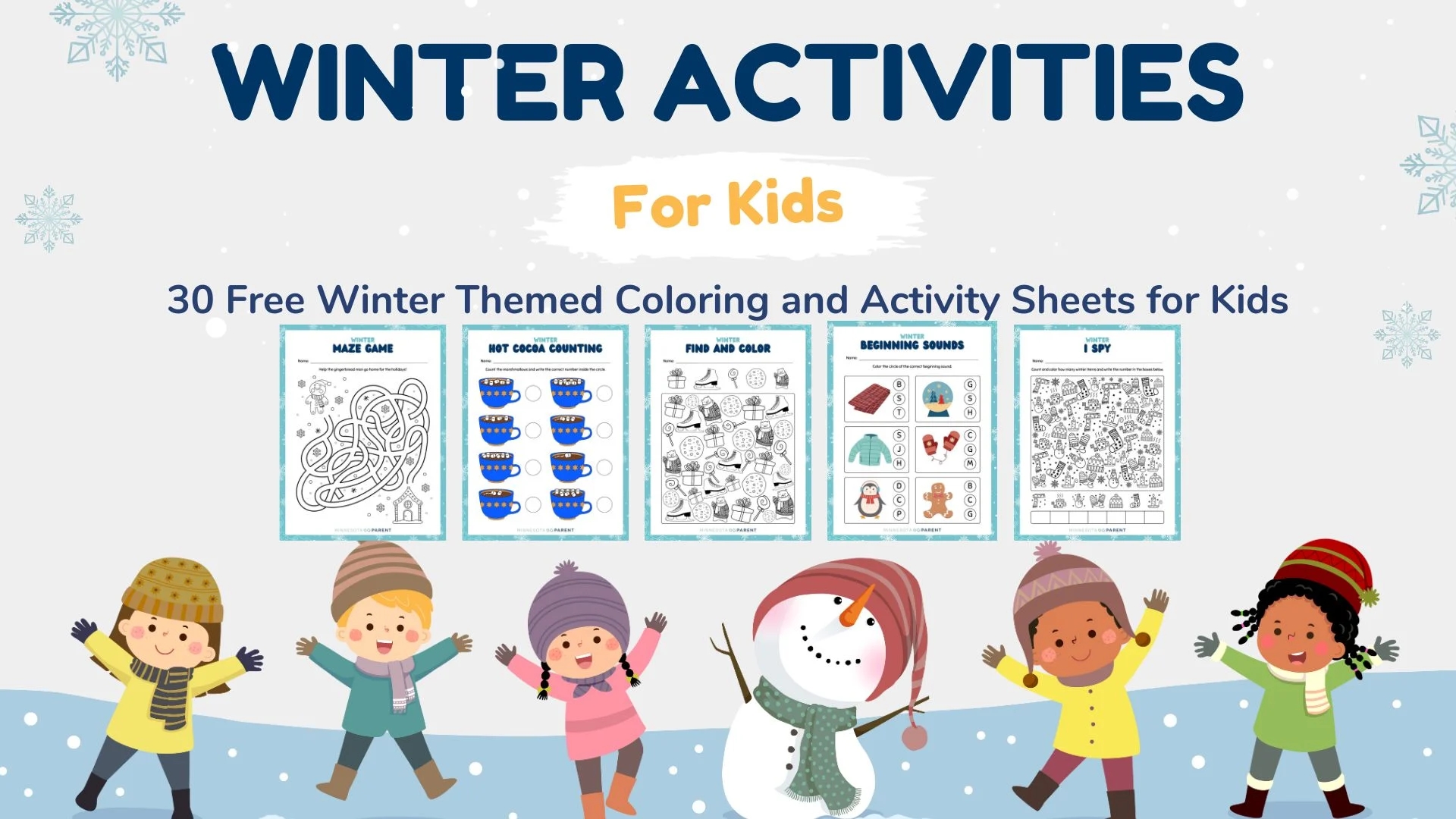 Free Winter Printables And Activity Pages For Kids Minnesota Parent