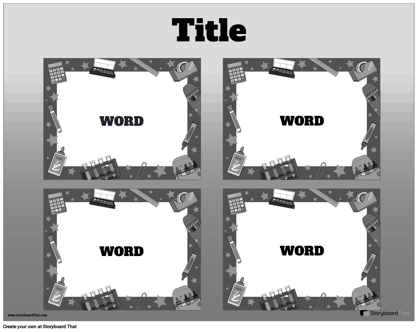 Free Printable Templates For Word Wall