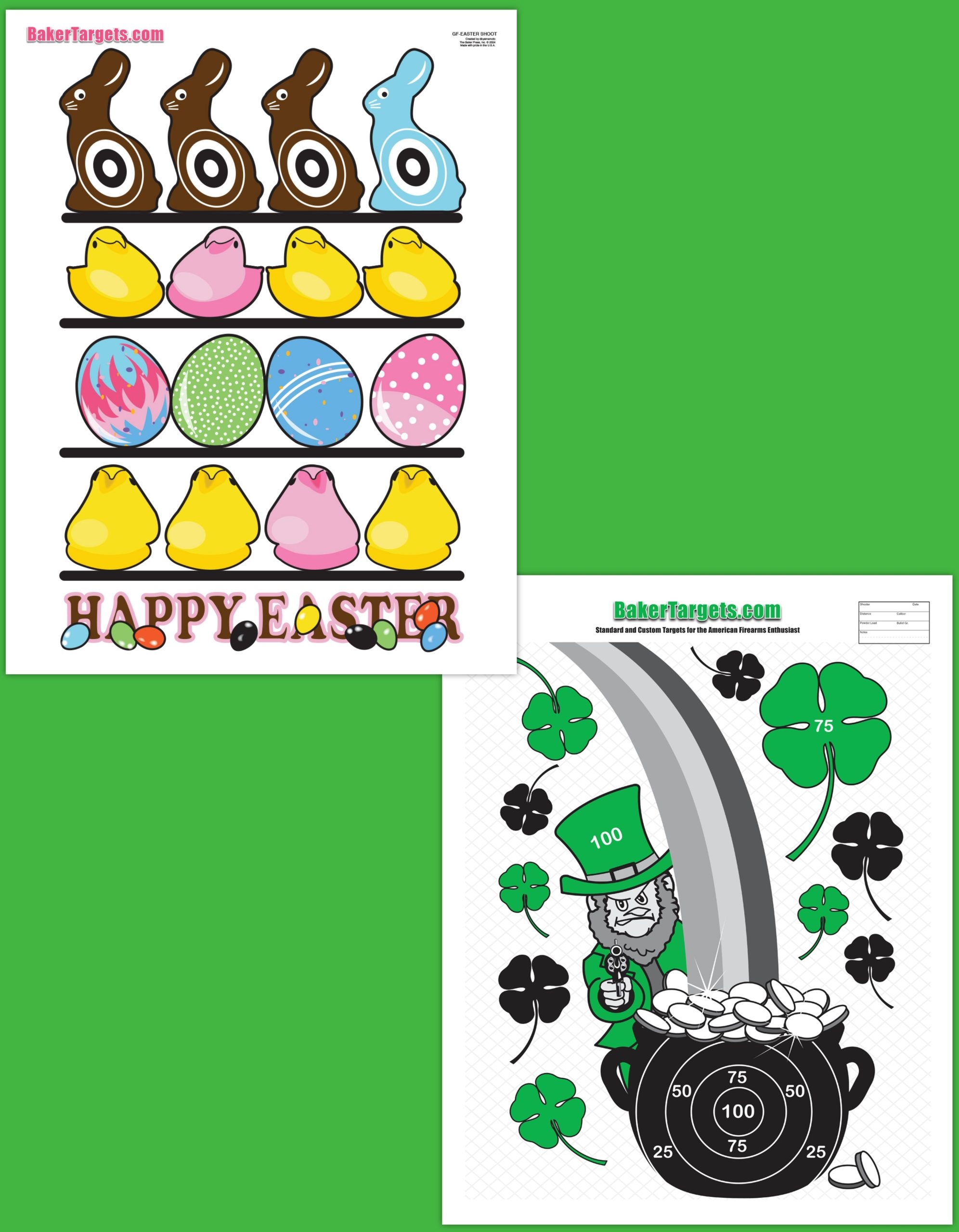 Funny Shooting Targets Baker Targets