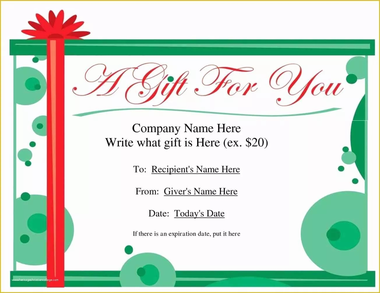 Gift Certificate Templates To Print Template Usage Tips