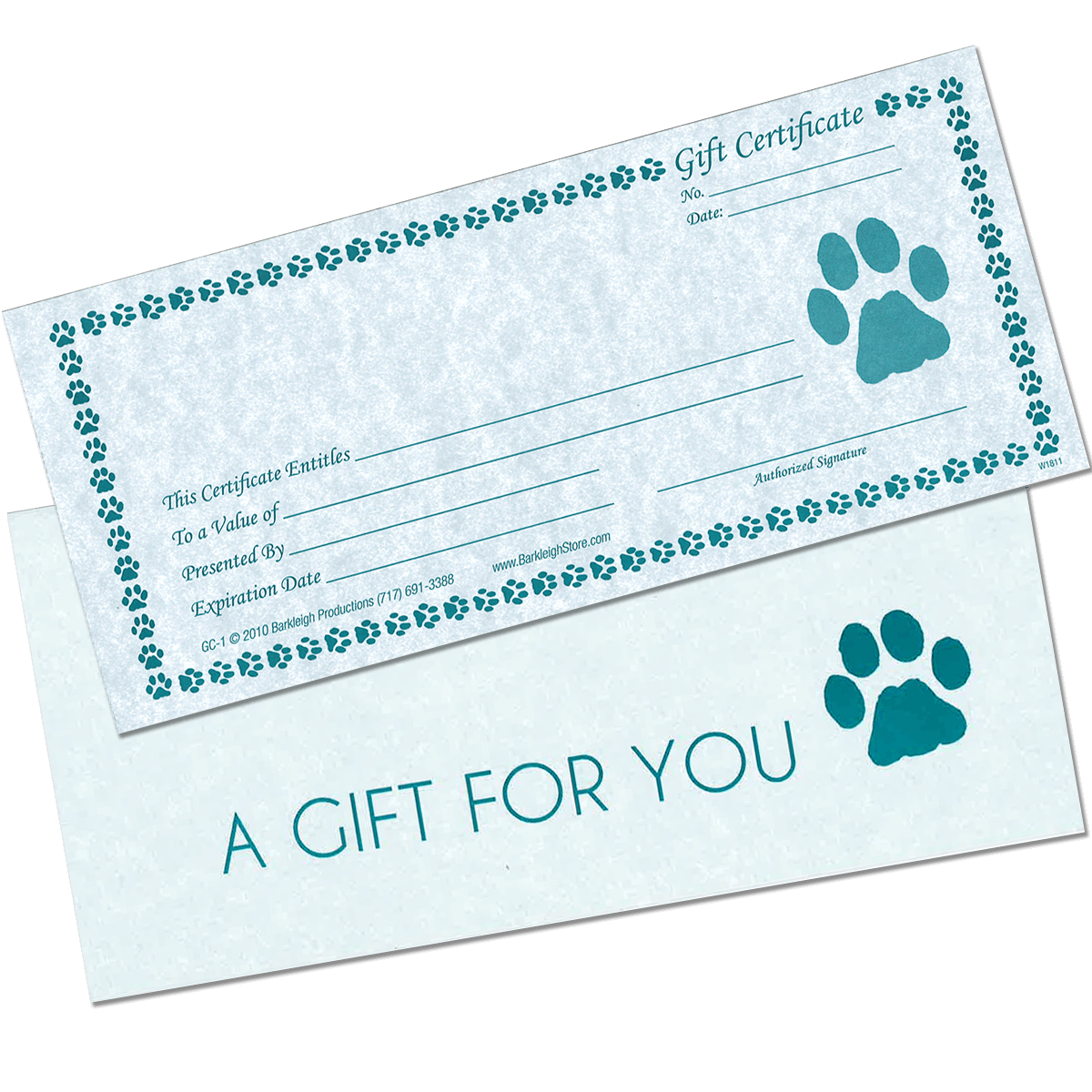 Free Printable Gift Certificates Dog