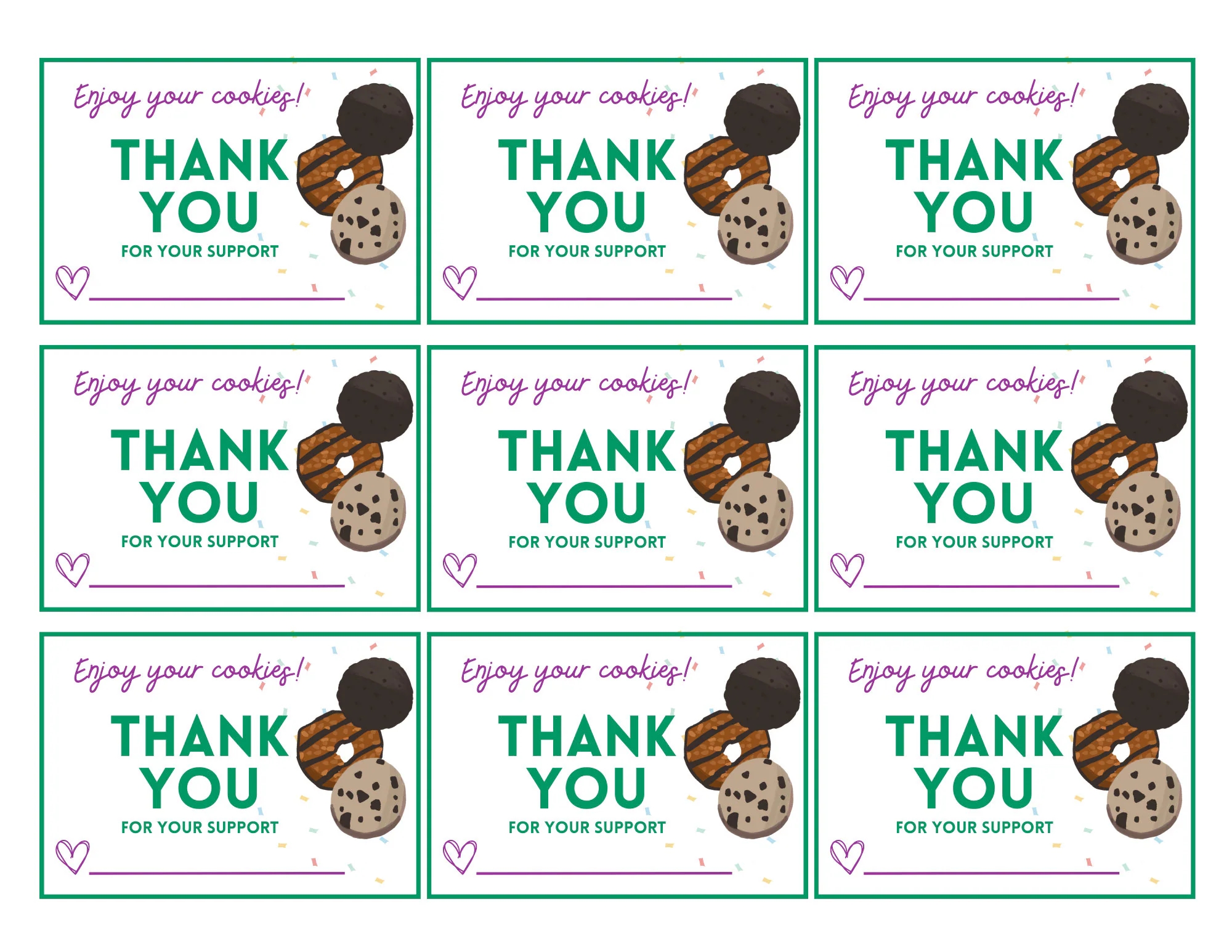 Girl Scout Thank You Cards Free Printable