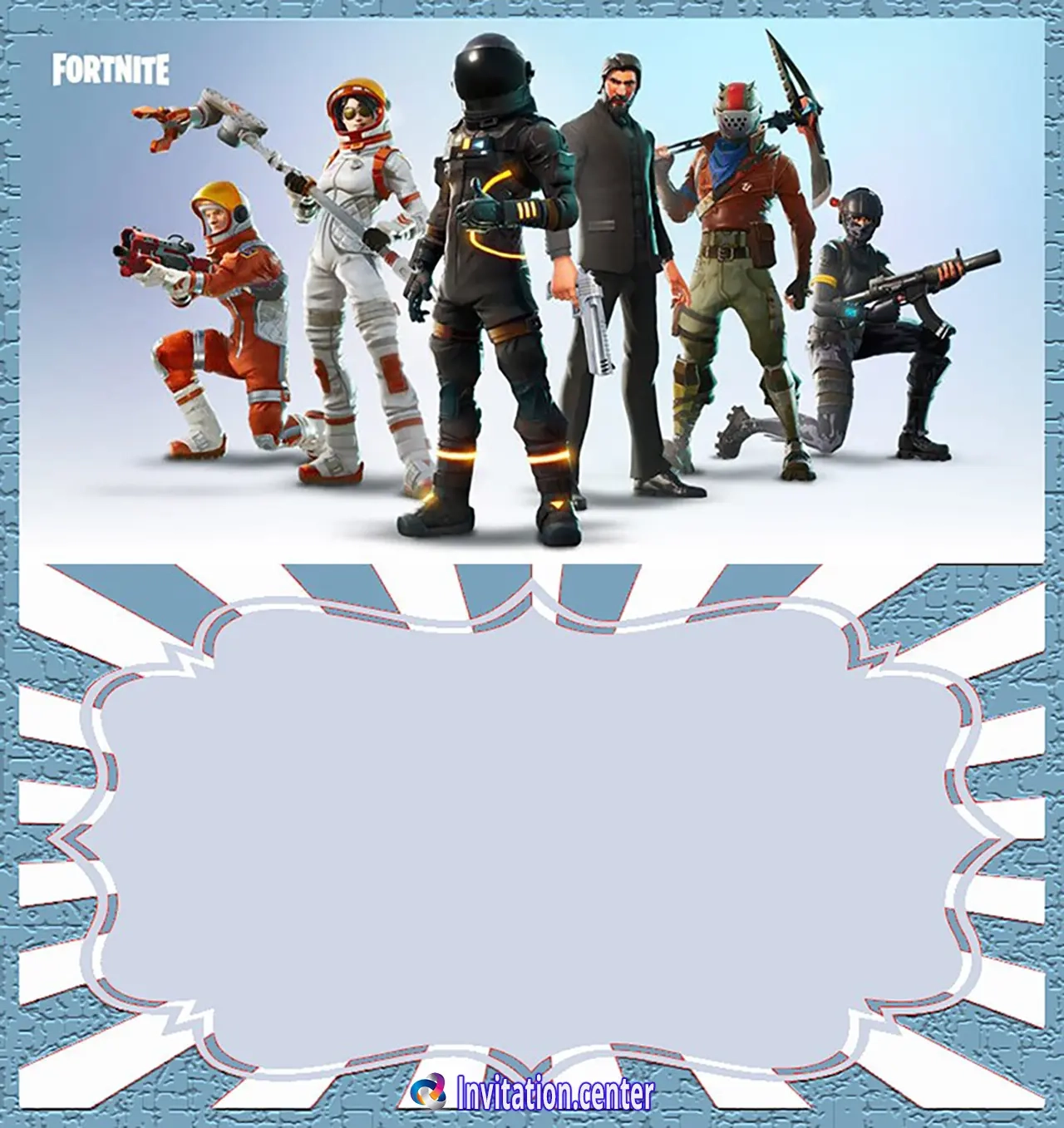Grab Your FREE Fortnite Invitation Templates Invitation Center