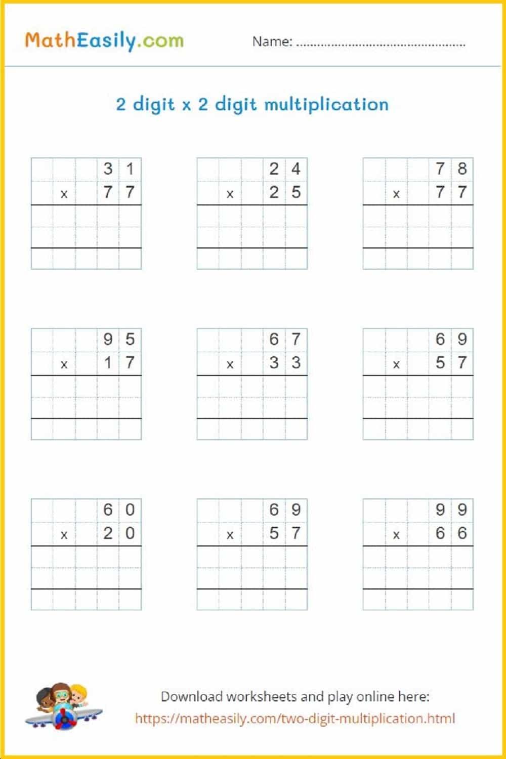 Grade 3 Math Worksheets PDF Free Download