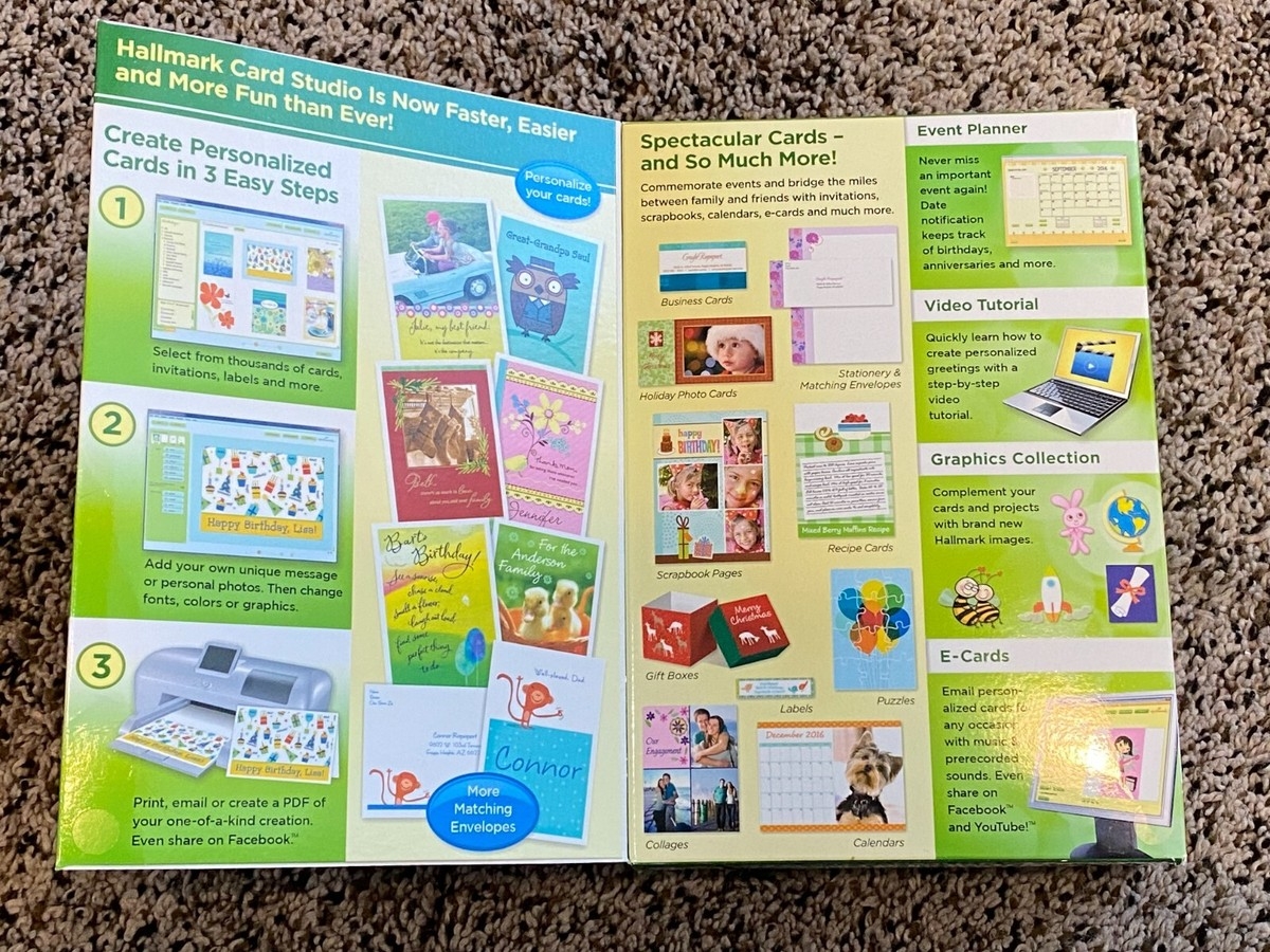 Hallmark Card Studio Greeting Card Software EBay