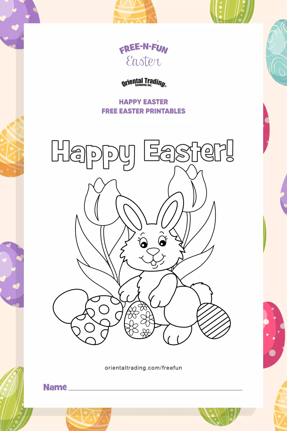 Happy Easter Free Easter Printables MasterBundles