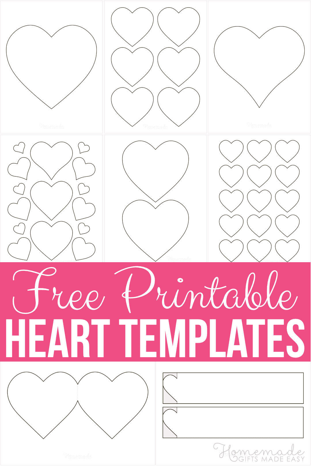 Heart Pattern Printable Printable Party Favors