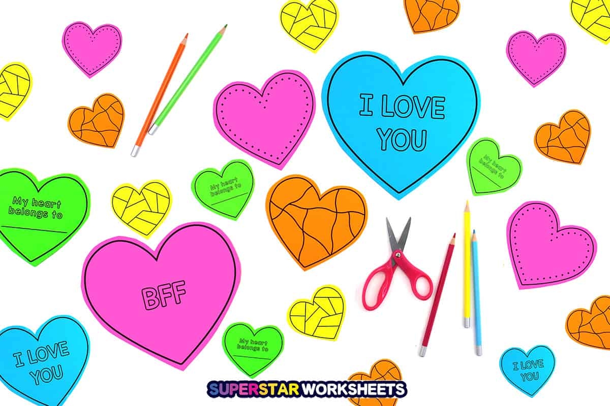 Free Printable Heart Pattern Template