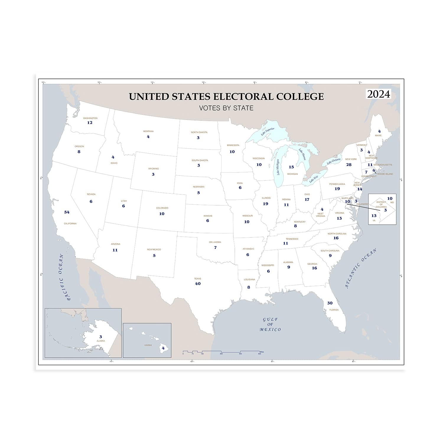 Free Printable Map Of The United States Blank