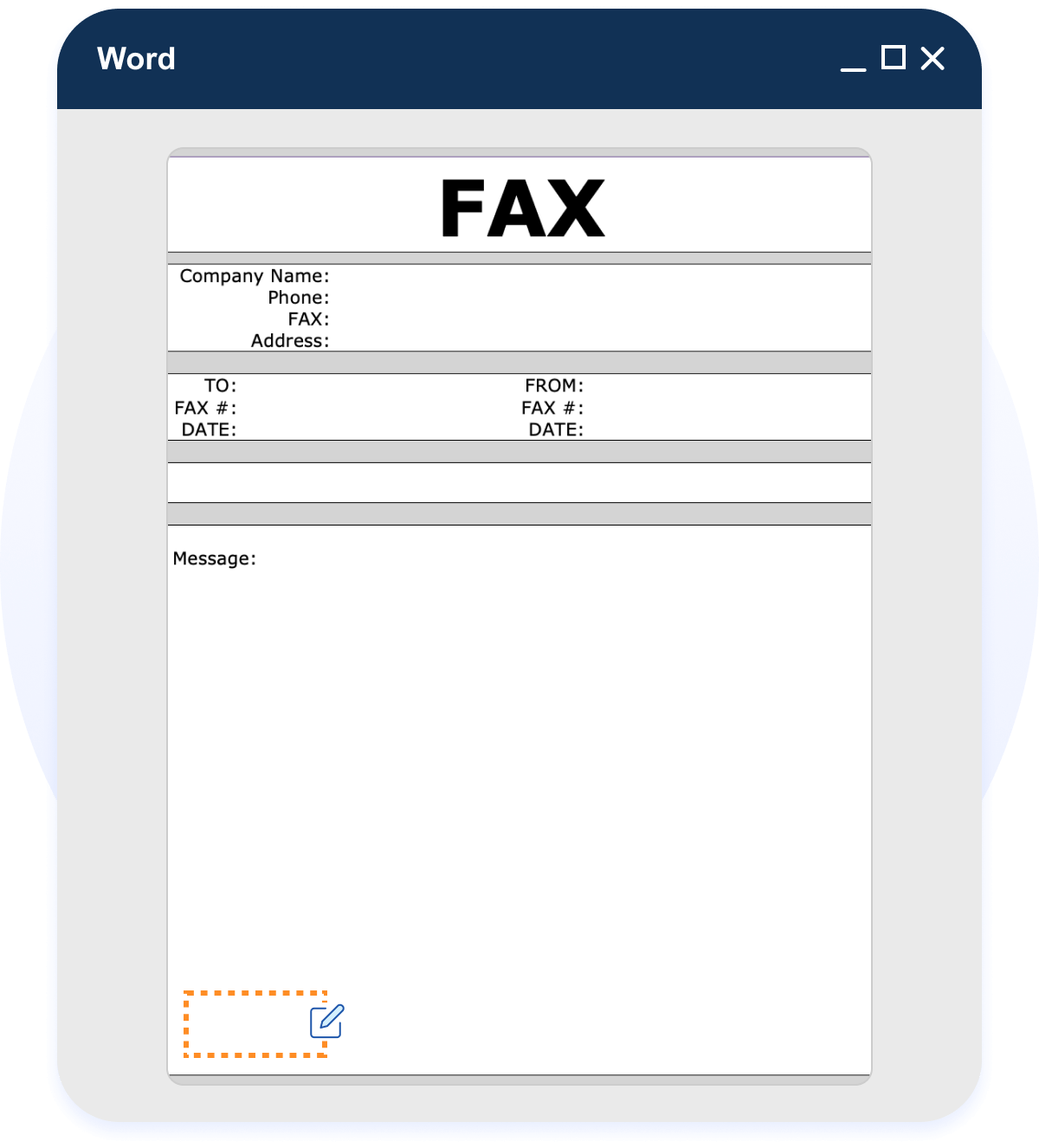 How To Create A Confidential Fax Cover Sheet