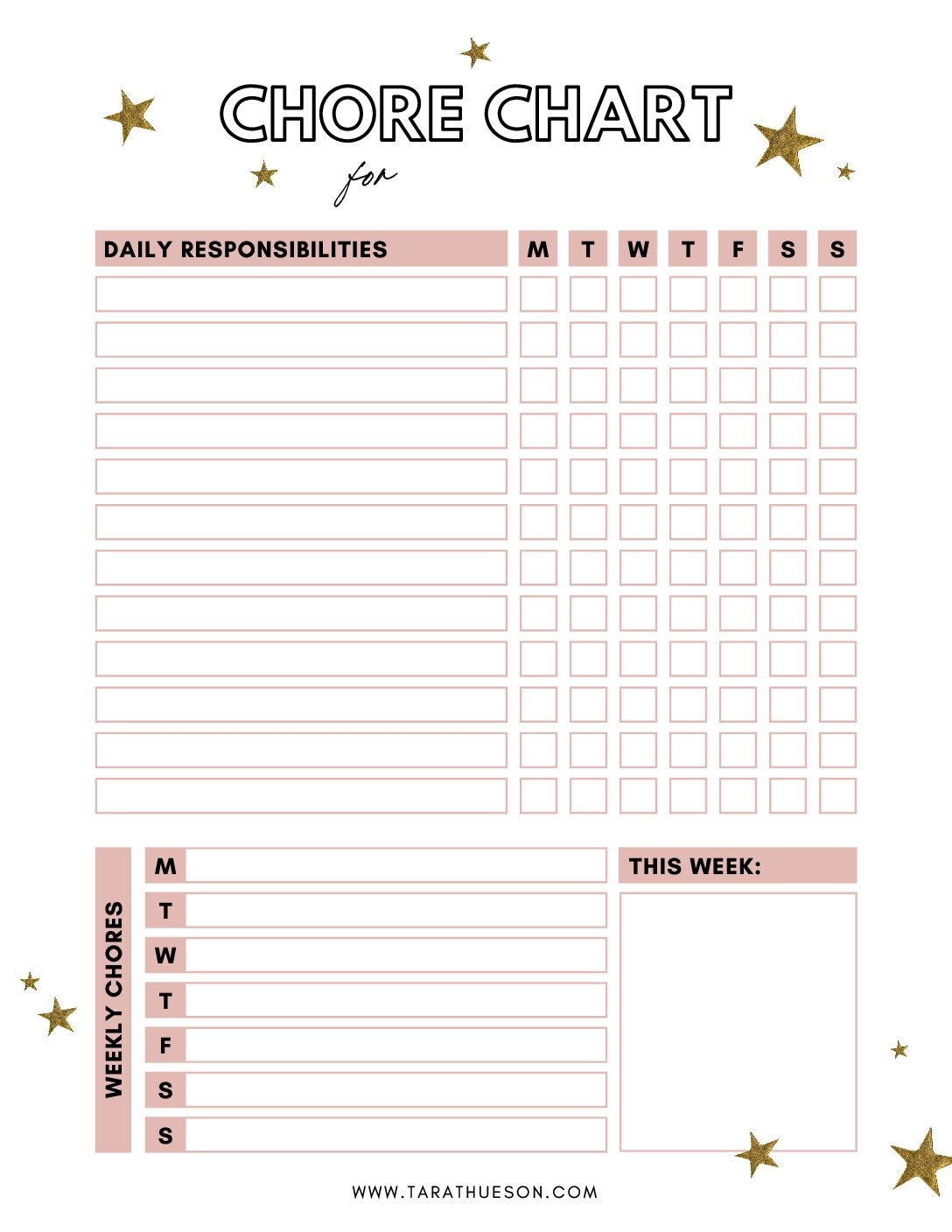 How To Create Cleaning Zones Chore Charts For Kids Tara Thueson