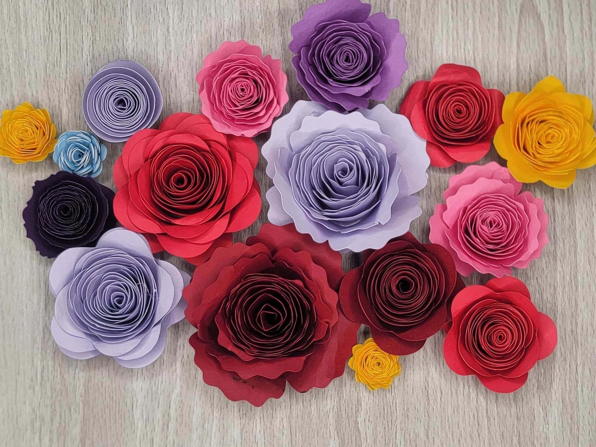 How To Make A Cricut Paper Flower FREE Flower Templates And A Video Analytical Mommy LLC