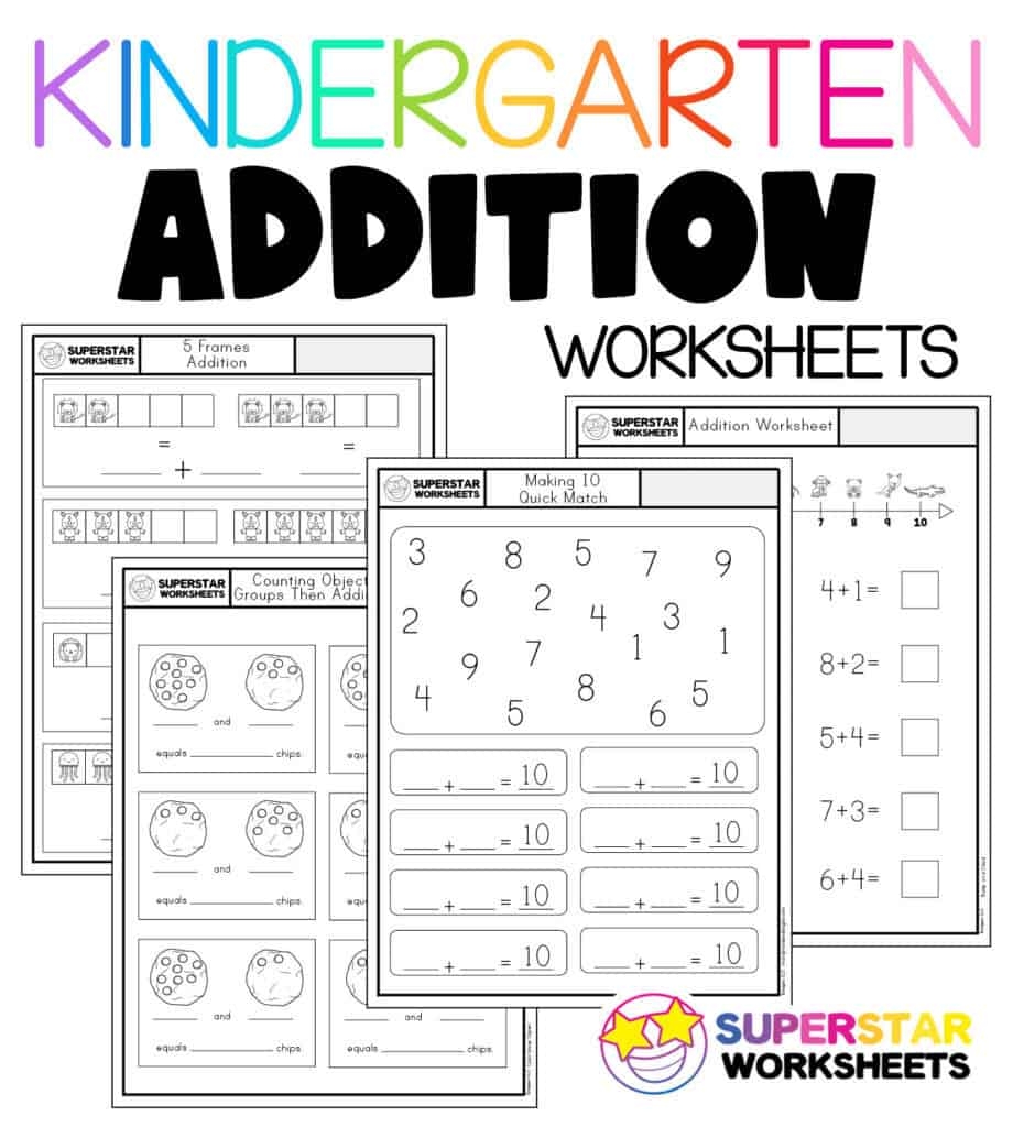 Kinder Math Worksheets Free Printable