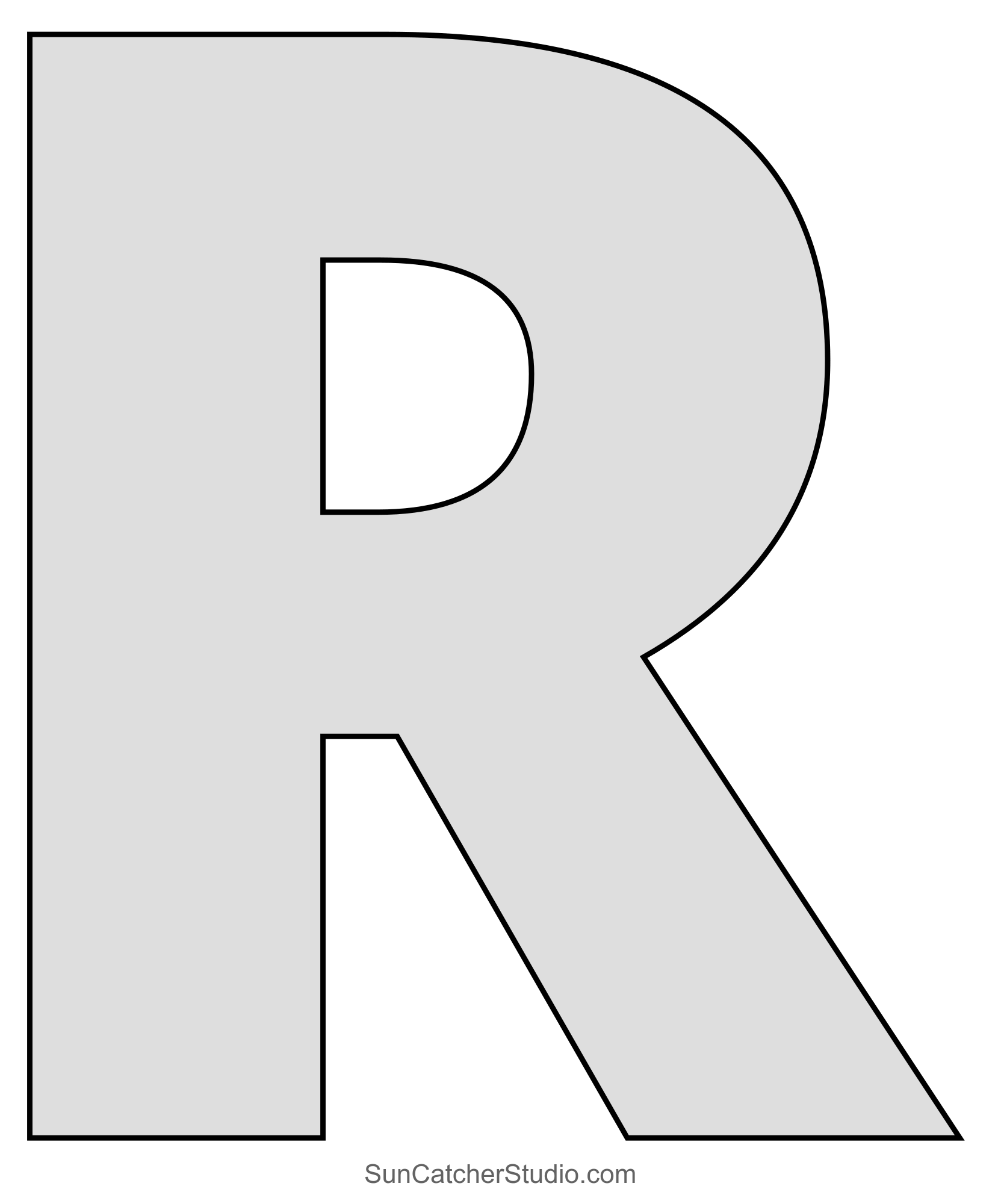 Free Printable Letter Stencils Online