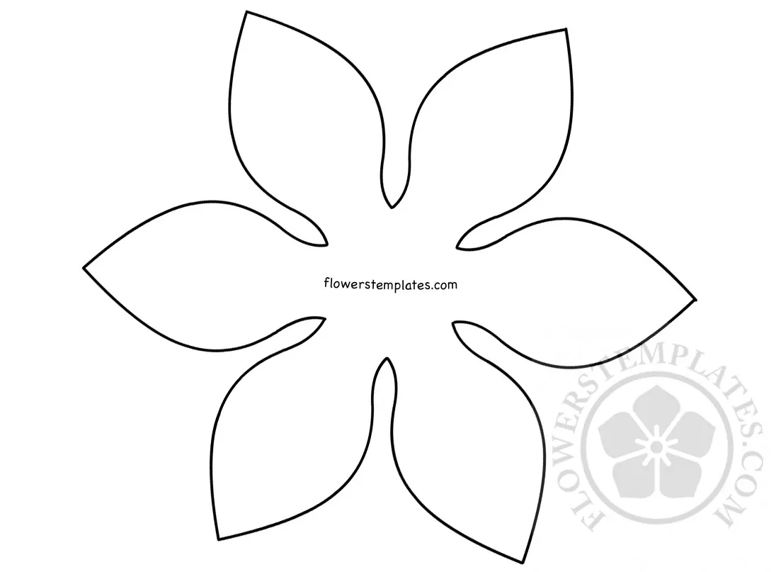 Large Flower Template Free Printable
