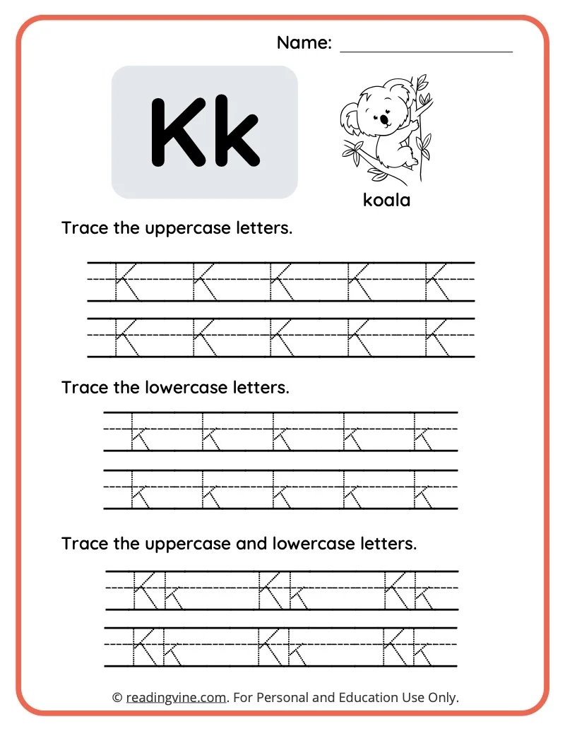 Free Printable Pre K Worksheets Alphabet